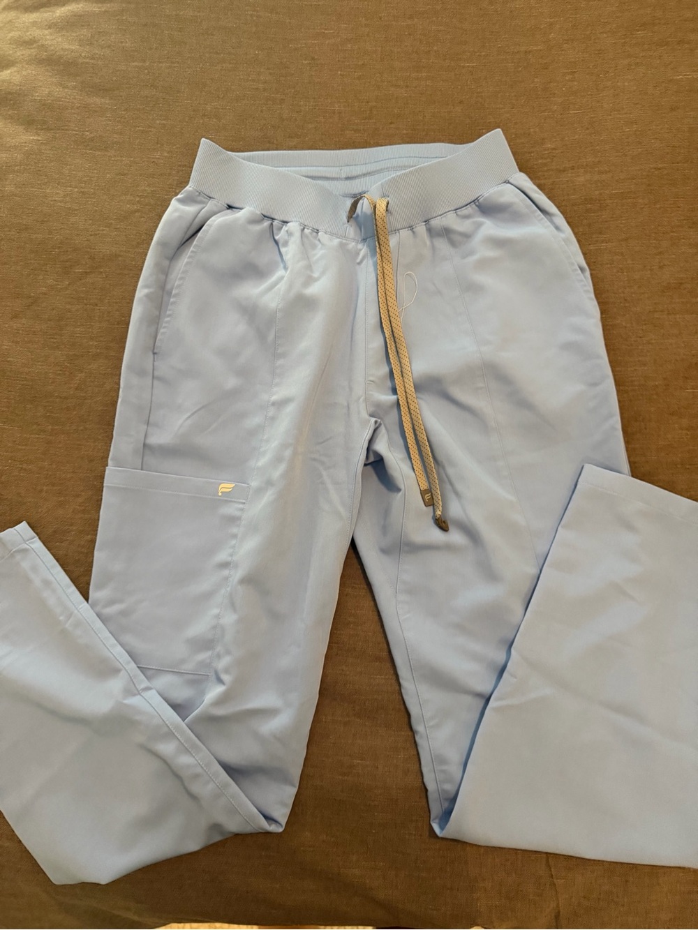 Light Blue Men's Scrub Pants
